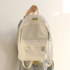 Waterproof Oxford fabric backpack, simple and large-capacity backpack, forest-style backpack for girls, junior high school, senior high school and college students, men details Picture